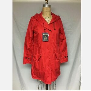 Woolrich Cotton Hooded Water Repellent Jacket Red XS,S,L NWT $350